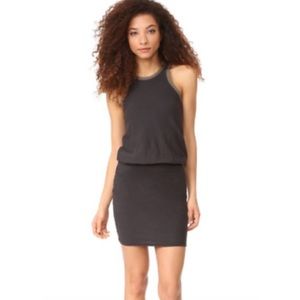 James Perse Ruched Racerback Tank Dress